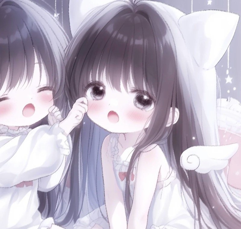 avatar đôi bạn thân nữ vô tri 24