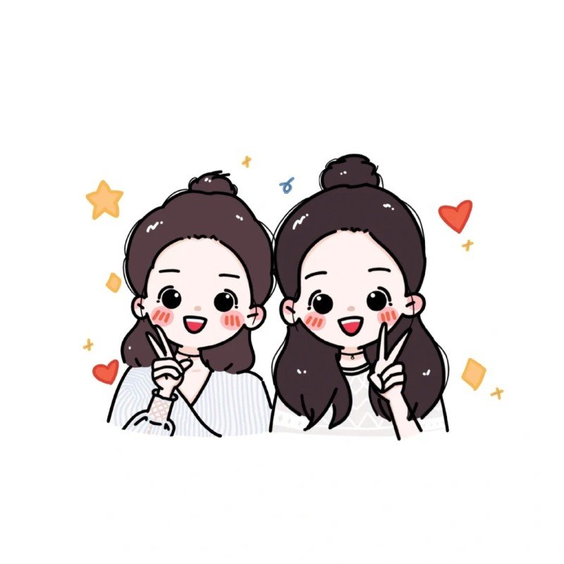 avatar đôi bạn thân nữ vô tri 3