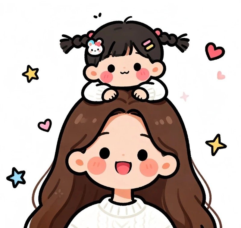 avatar đôi bạn thân nữ vô tri 35