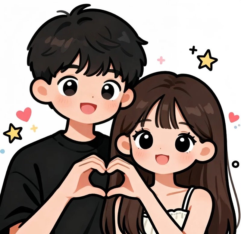 avatar đôi hoạt hình 9