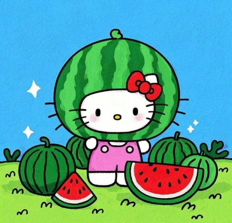avatar dưa hấu cute 23