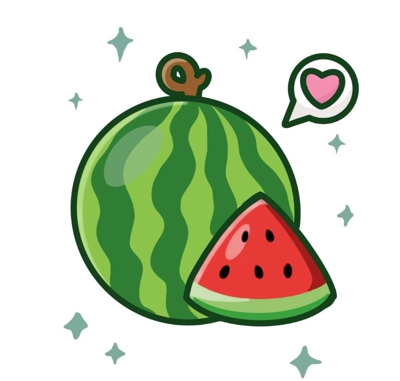 avatar dưa hấu cute 30