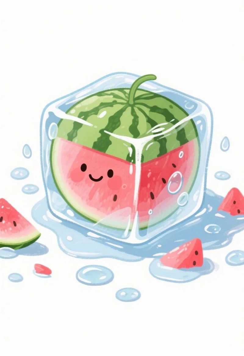 avatar dưa hấu cute 35