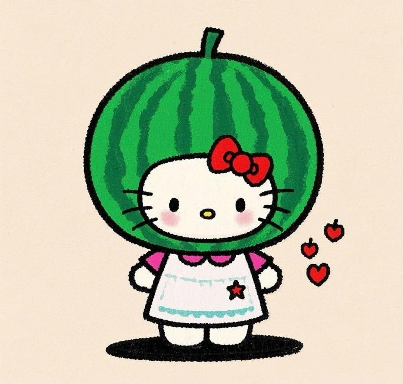 avatar dưa hấu cute 4