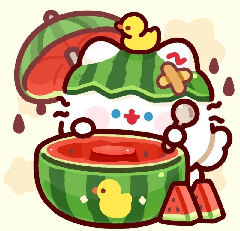 avatar dưa hấu cute 41