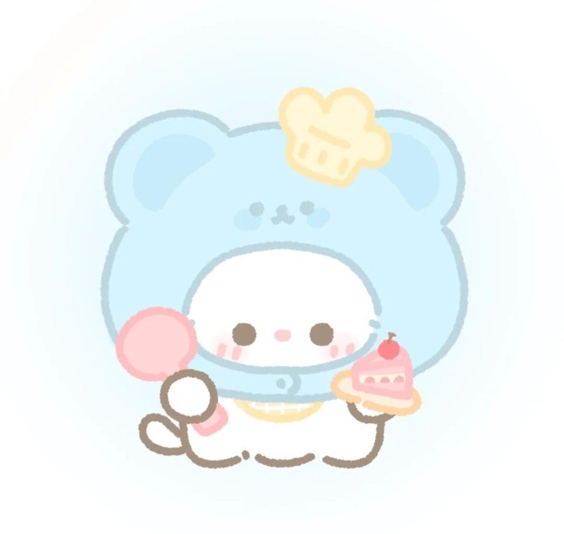 avatar gấu cute đôi 1