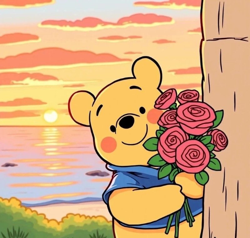 avatar gấu cute đôi 19