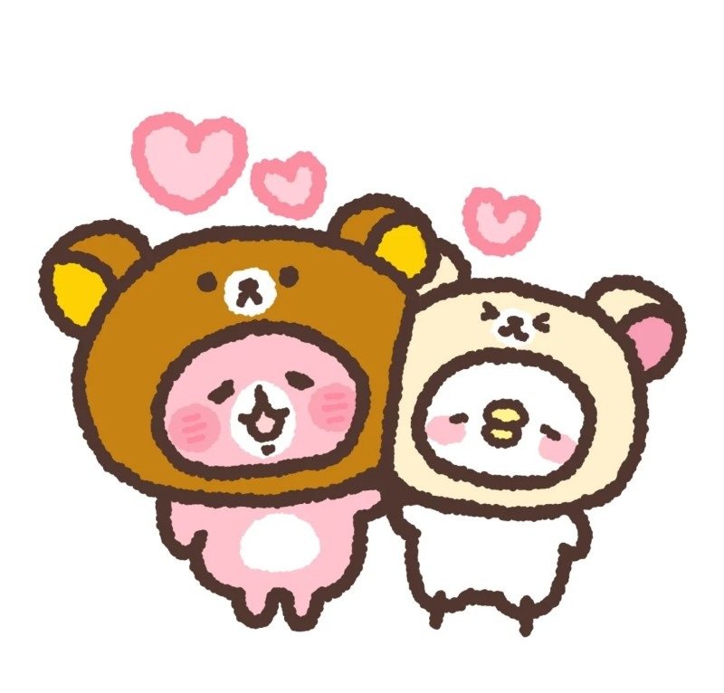 avatar gấu cute đôi 24