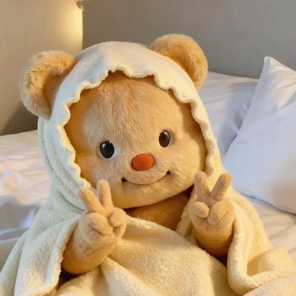 avatar gấu nâu cute 24