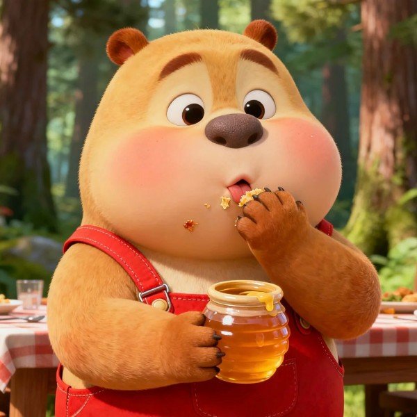 avatar gấu nâu cute 38