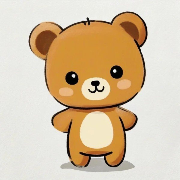 avatar gấu nâu cute 39