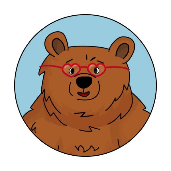 avatar gấu nâu cute 7