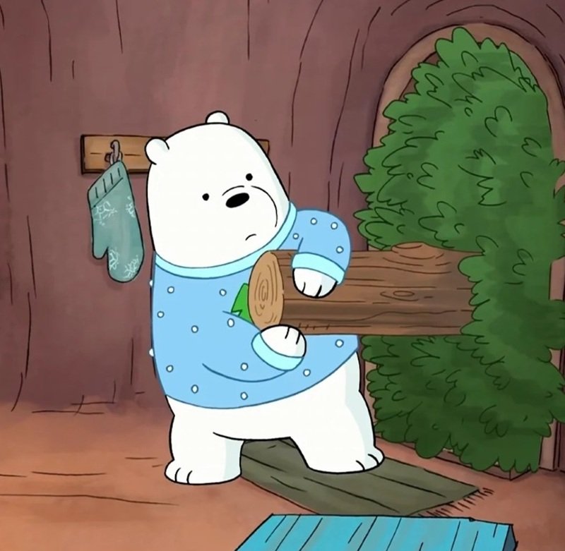 avatar gấu trắng cute 15