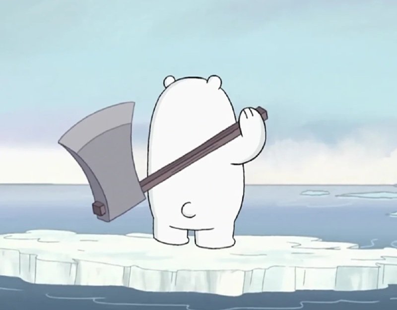 avatar gấu trắng cute 16