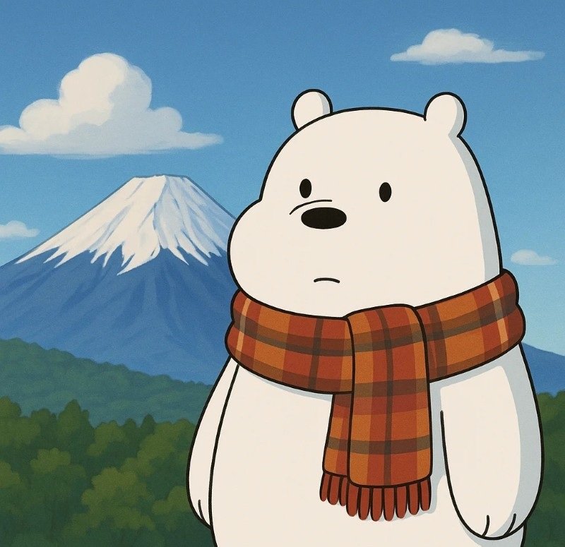 avatar gấu trắng cute 29