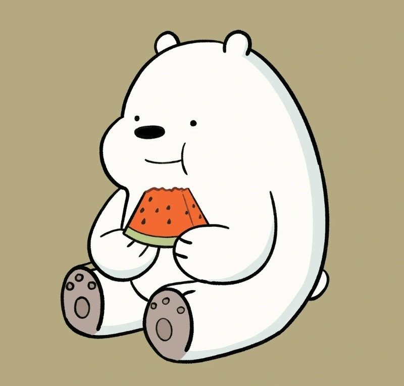 avatar gấu trắng cute 31