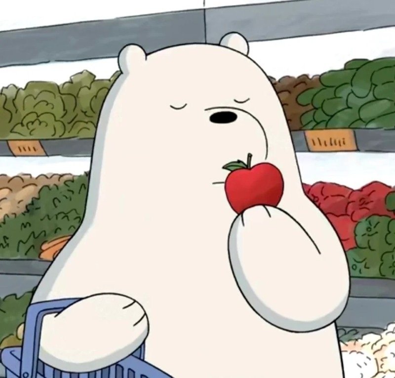 avatar gấu trắng cute 40