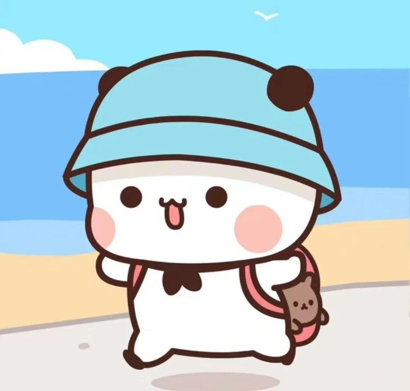 avatar gấu trắng cute 6