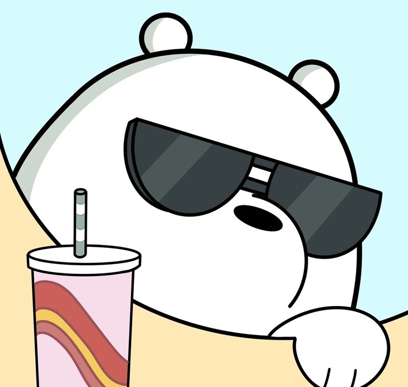 avatar gấu trắng ngầu 12