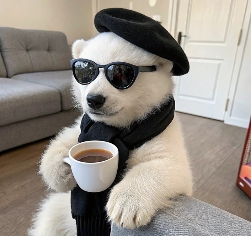 avatar gấu trắng ngầu 20