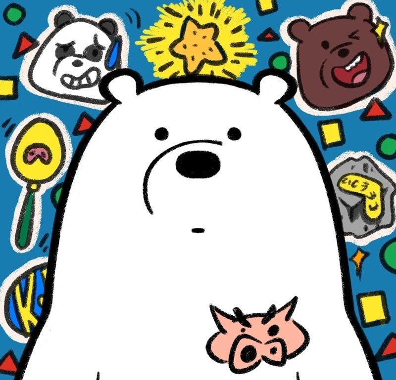 avatar gấu trắng ngầu 22