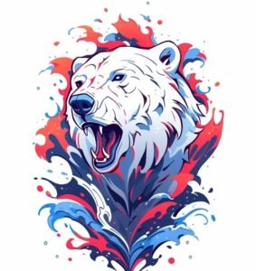 avatar gấu trắng ngầu 26