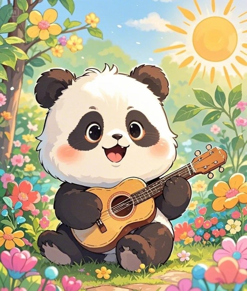 avatar gấu trúc cute 13