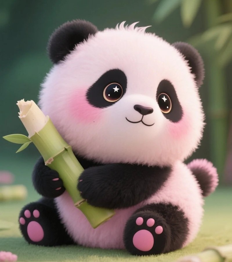 avatar gấu trúc cute 37