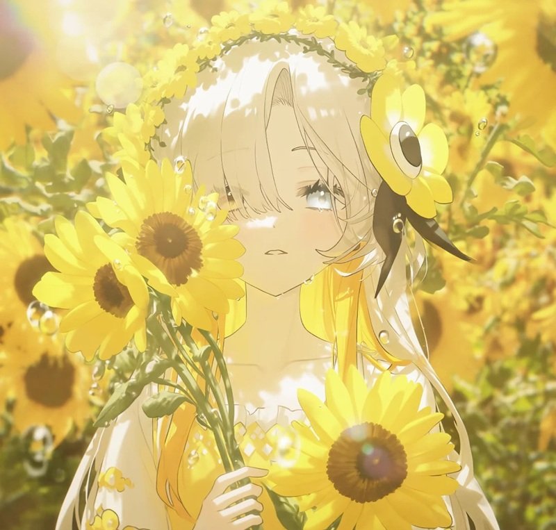 avatar hoa hướng dương buồn 28