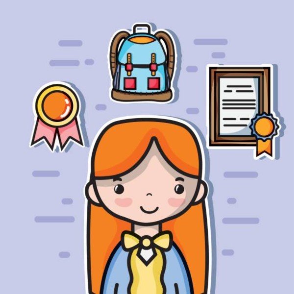 avatar học sinh cute 34