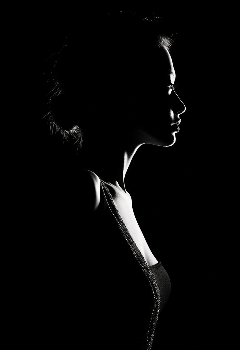 avatar màu đen buồn 32