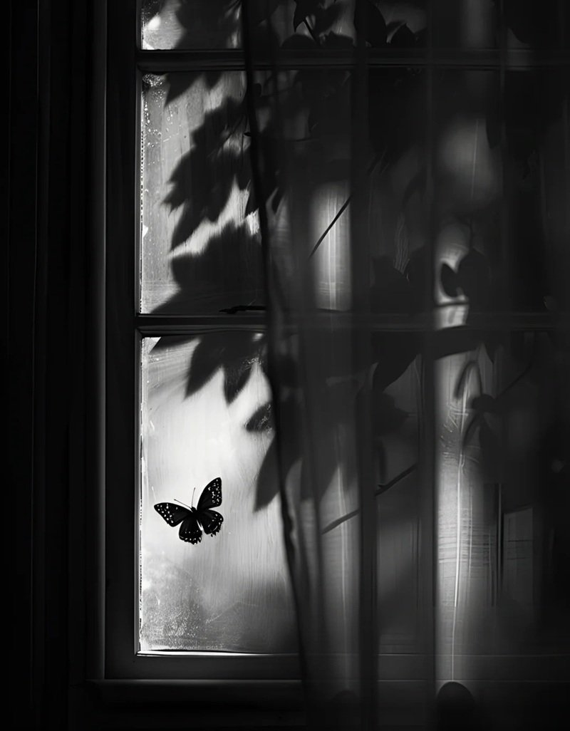 avatar màu đen buồn 8