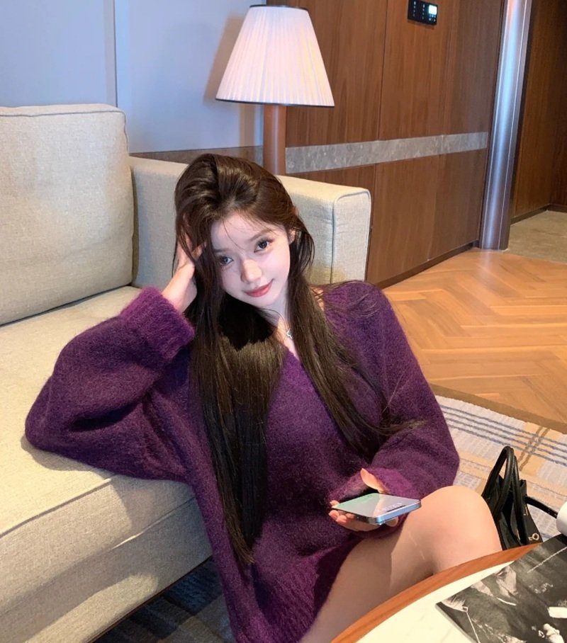 avatar màu tím ngầu 12