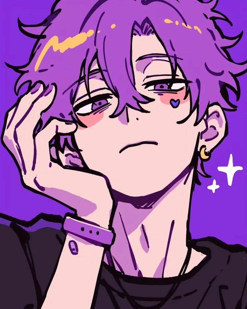 avatar màu tím ngầu 20