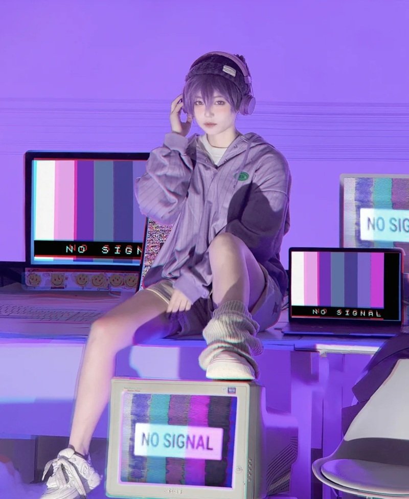 avatar màu tím ngầu 34