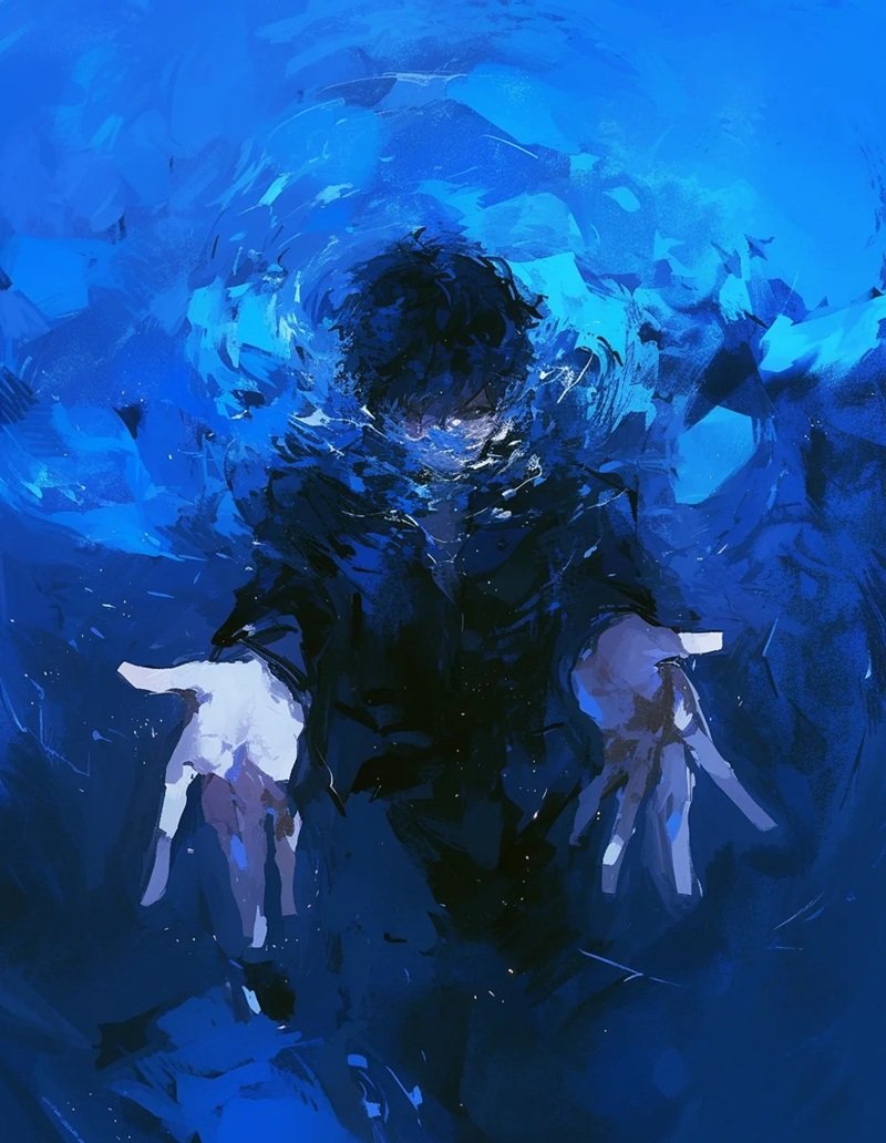 avatar màu xanh dương anime 30