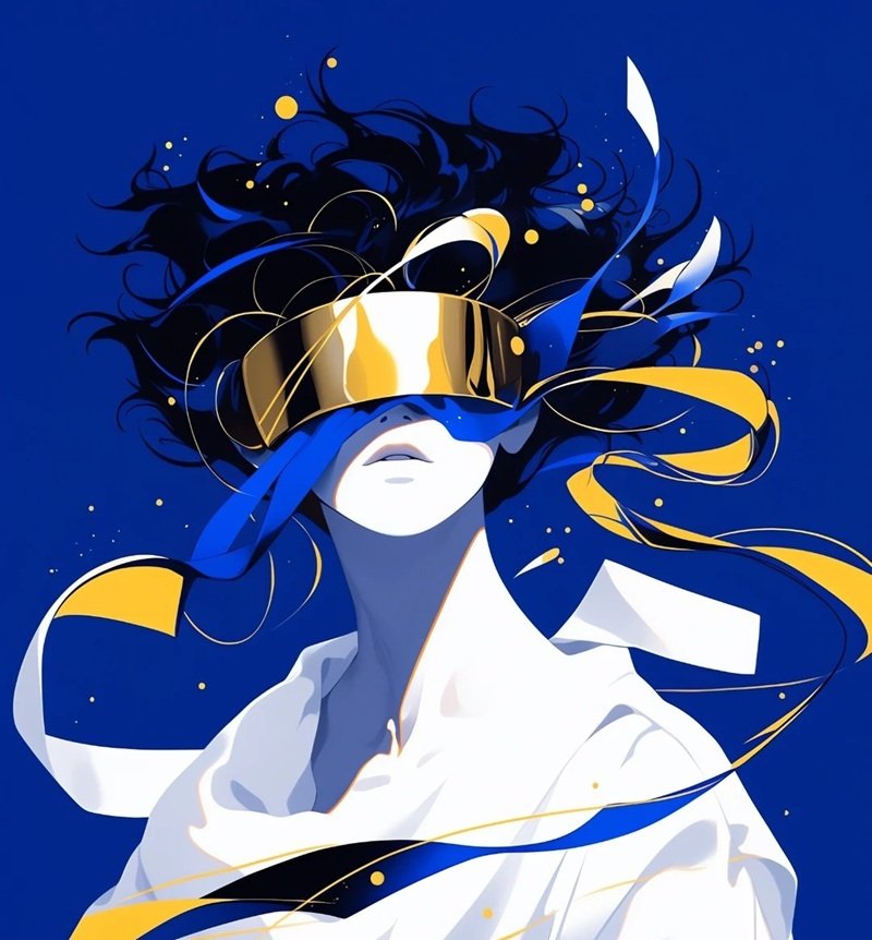 avatar màu xanh dương ngầu 1