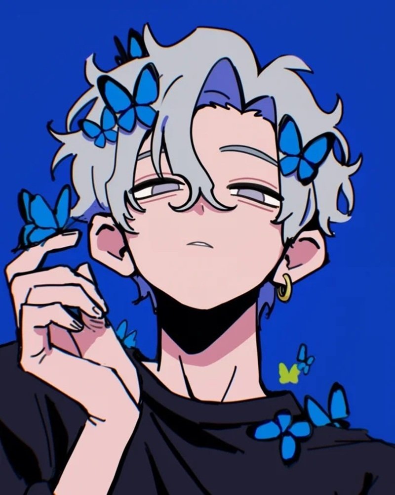 avatar màu xanh dương ngầu 21