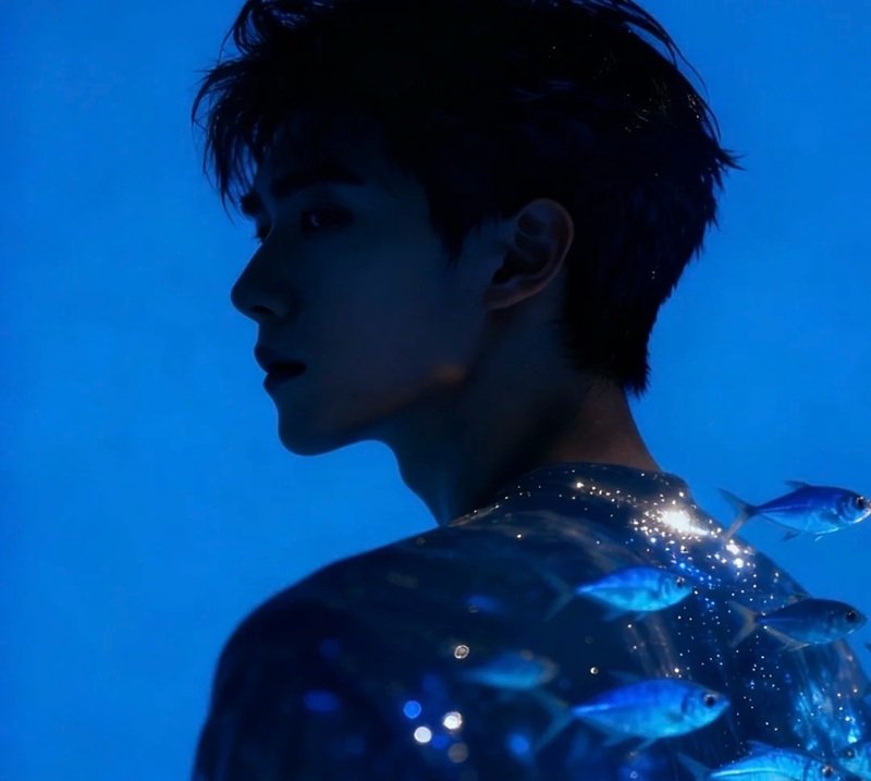 avatar màu xanh dương ngầu 32