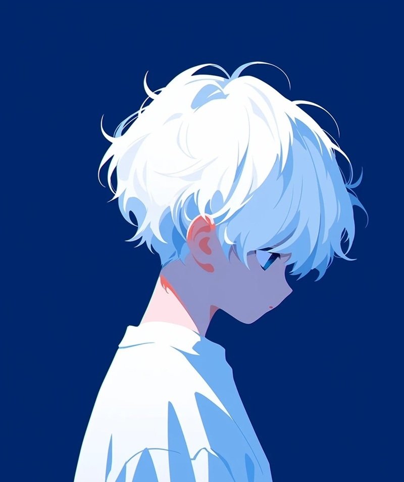 avatar màu xanh dương ngầu 41