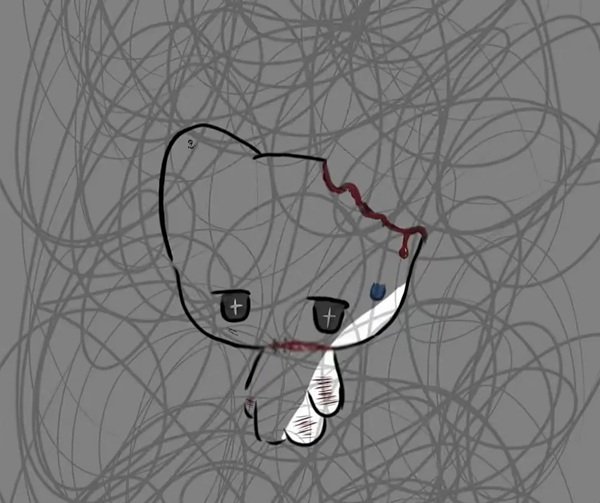 avatar mèo buồn 17