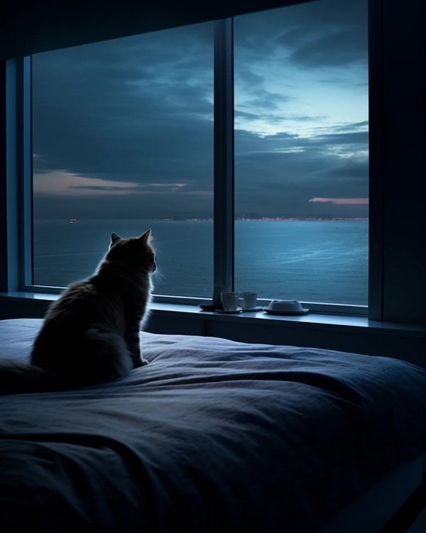 avatar mèo buồn 3