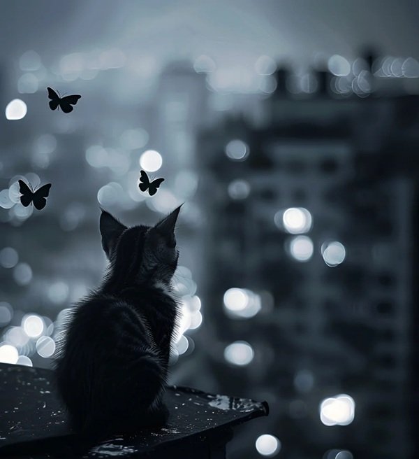 avatar mèo buồn 5