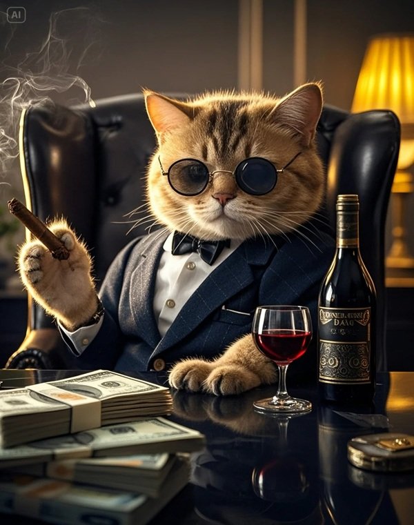 avatar mèo ngầu 1