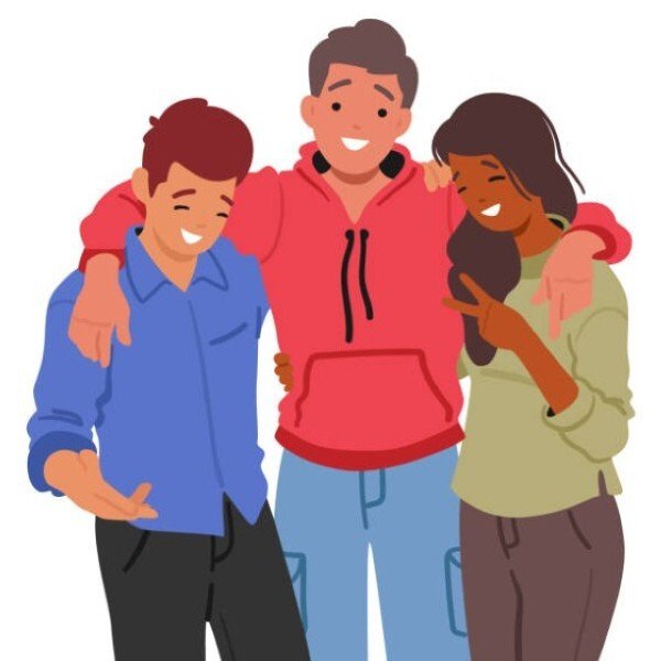 avatar nhóm 3 người cute 14