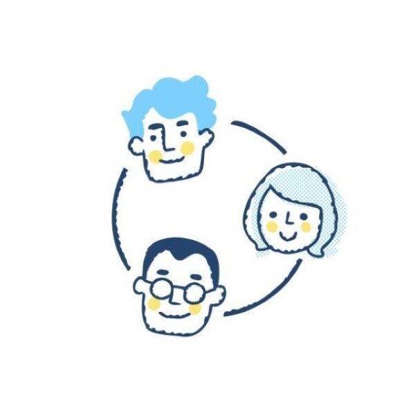 avatar nhóm 3 người cute 16