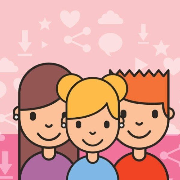 avatar nhóm 3 người cute 24