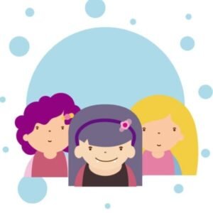 avatar nhóm 3 người cute 25