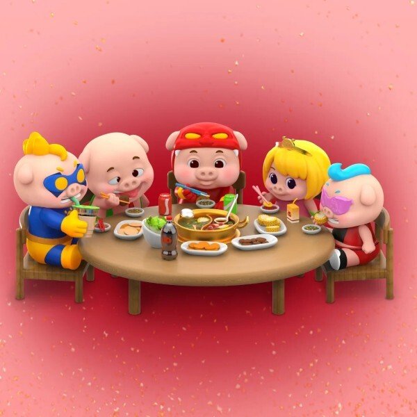 avatar nhóm 5 người cute 23