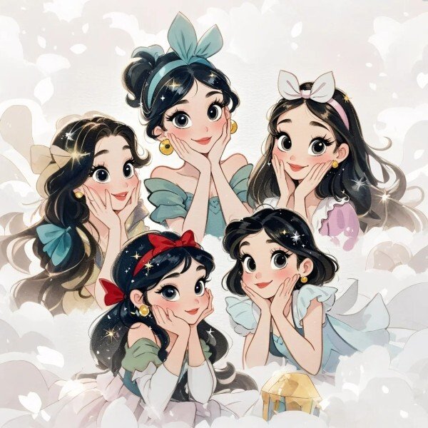 avatar nhóm 5 người cute 26